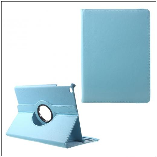 SAMSUNG Galaxy Tab S4 10.5 LTE (SM-T835) /SAMSUNG Galaxy Tab S4 10.5 WIFI (SM-T830) Tok álló, bőr (FLIP, asztali tartó funkció, 360°-ban forgatható) VILÁGOSKÉK	