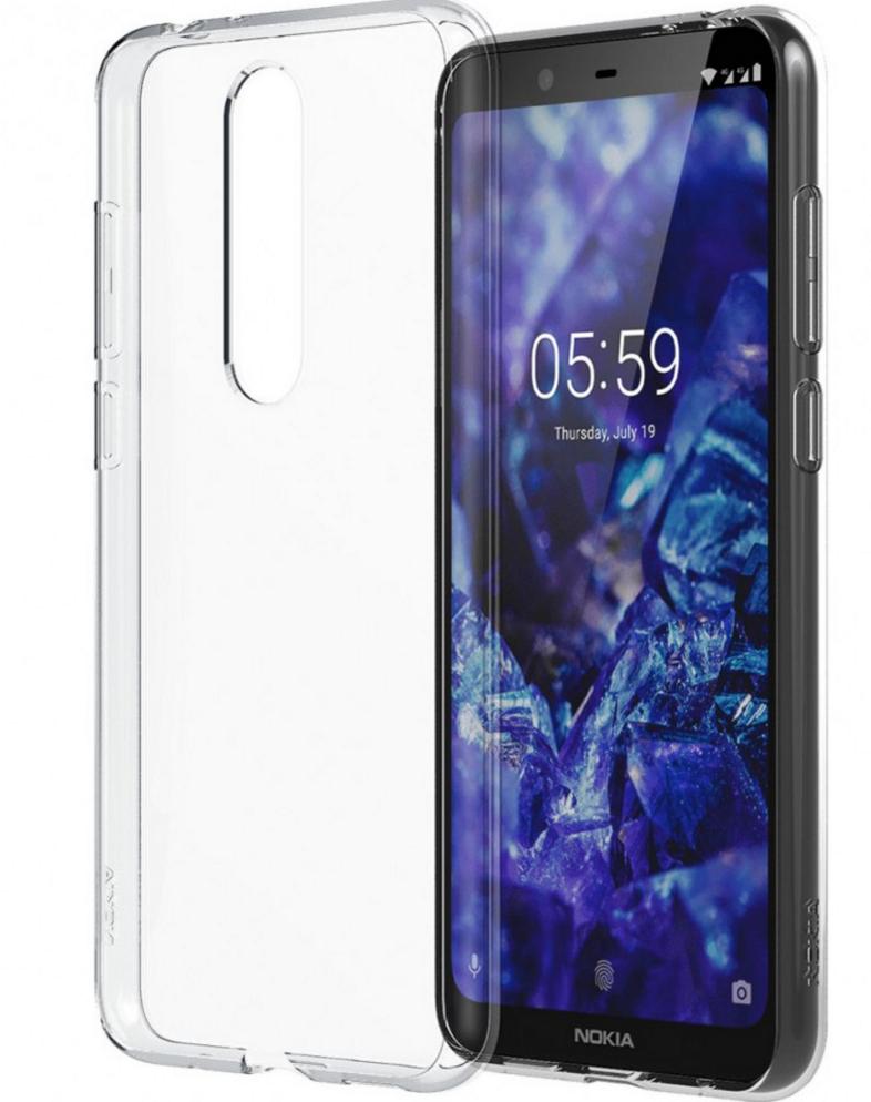 NOKIA CTYSTAL COVER, HÁTLAP, NOKIA 5.1 PLUS