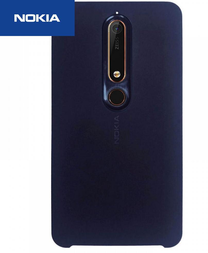 NOKIA 6.1 ÜTÉSÁLLÓ MŰANYAG HÁTLAP, KÉK
