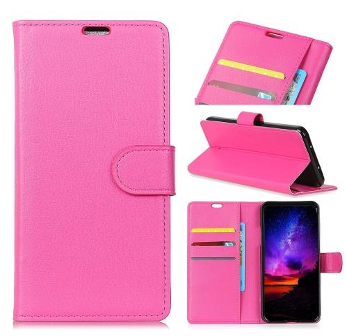 HUAWEI Mate 20 Pro Tok álló, bőr (FLIP, oldalra nyíló, asztali tartó funkció) RÓZSASZÍN	