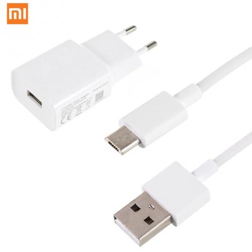 Hálózati töltő USB aljzat (5V / 2000mA, microUSB kábel, gyorstöltés támogatás) FEHÉR	