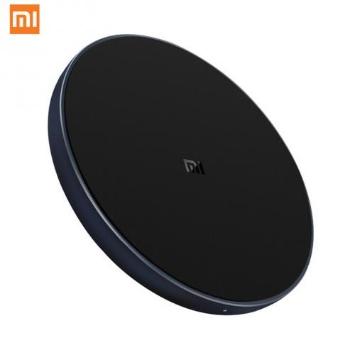 XIAOMI hálózati töltő állomás (vezeték nélküli töltés, QI Wireless, gyorstöltés támogatás) FEKETE	