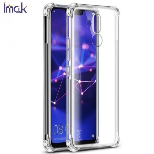 HUAWEI Mate 20 Lite IMAK telefonvédő gumi / szilikon (közepesen ütésálló, légpárnás sarok) ÁTLÁTSZÓ	