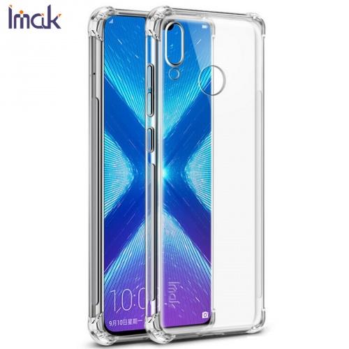 Honor 8X (Huawei View 10 Lite) IMAK telefonvédő gumi / szilikon (közepesen ütésálló, légpárnás sarok) ÁTLÁTSZÓ	