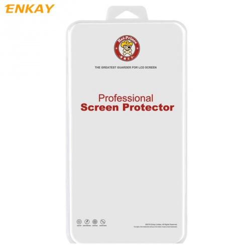 Apple iPhone 11 Pro Max / Apple iPhone XS Max 6.5 ENKAY képernyővédő fólia (full screen, íves részre, öntapadós PET, 4H) CLEAR átlátszó