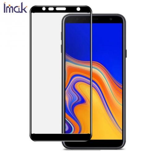 SAMSUNG Galaxy J4 Plus (J415F) /SAMSUNG Galaxy J6 Plus (J610F) IMAK képernyővédő üveg (3D full cover, íves, ultravékony előlap, karcálló, 9H) FEKETE	