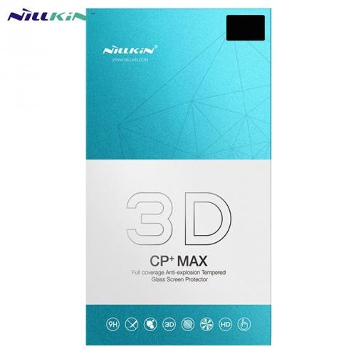 HUAWEI Mate 20 NILLKIN CP+MAX képernyővédő üveg (3D, full glue, íves, teljes felületén tapad, 0.33mm, 9H) FEKETE	