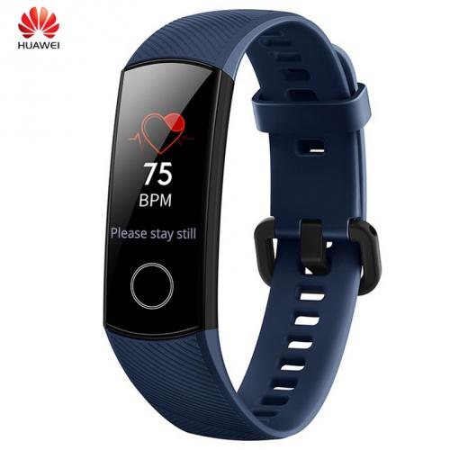 HUAWEI Honor B4 BAND bluetooth csuklópánt (aktivitást mérő karkötő,OLED kijelző, szívritmusfigyelő, cseppálló) KÉK	