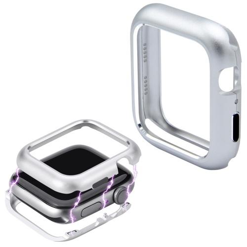 Fém keret (mágneses) EZÜST Apple watch 4 40mm	