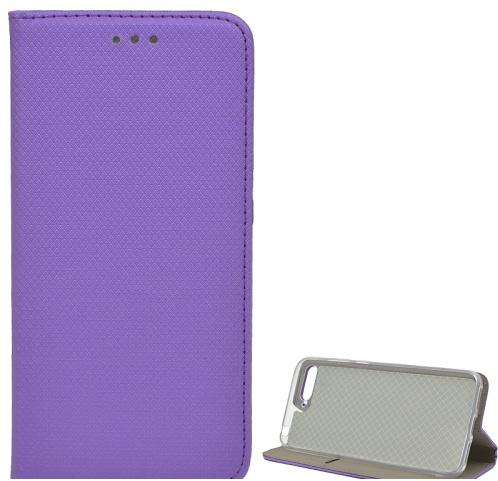 HUAWEI Mate 20 Lite Tok álló, bőr (FLIP, oldalra nyíló, asztali tartó funkció, rombuszminta) LILA	