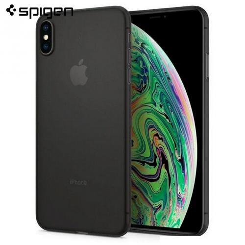 APPLE IPhone XS Max 6.5 SPIGEN THIN FIT műanyag telefonvédő (ultravékony) FEKETE	