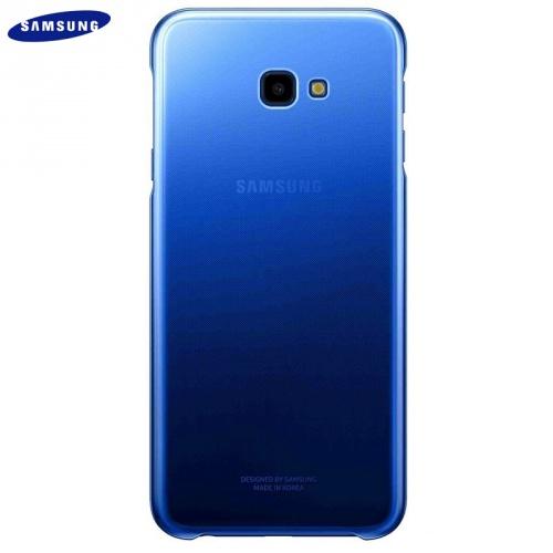 SAMSUNG Galaxy J4 Plus (J415F) Műanyag telefonvédő (ultravékony) KÉK	