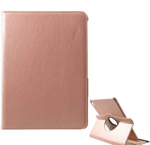 APPLE IPAD Pro 11 (2018) Tok álló, bőr (FLIP, asztali tartó funkció, 360°-ban forgatható) ROZÉARANY	