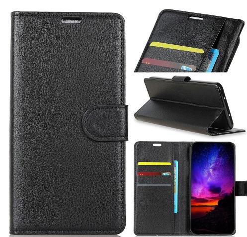 SAMSUNG Galaxy A9 (2018) SM-A920 Tok álló, bőr (FLIP, oldalra nyíló, asztali tartó funkció, prémium) FEKETE	