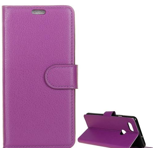 GOOGLE Pixel 3 Tok álló, bőr (FLIP, oldalra nyíló, asztali tartó funkció) LILA	