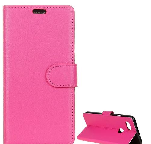 GOOGLE Pixel 3 XL Tok álló, bőr (FLIP, oldalra nyíló, asztali tartó funkció) RÓZSASZÍN	