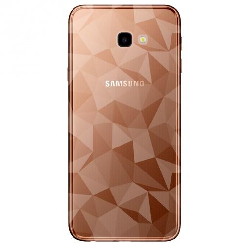 SAMSUNG Galaxy J4 Plus (J415F) Telefonvédő gumi / szilikon (3D, gyémánt minta) FÜSTSZÍNŰ	