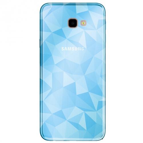 SAMSUNG Galaxy J4 Plus (J415F) Telefonvédő gumi / szilikon (3D, gyémánt minta) VILÁGOSKÉK	