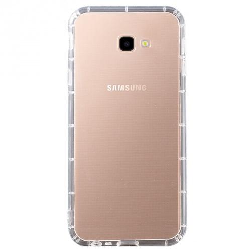 SAMSUNG Galaxy J4 Plus (J415F) Telefonvédő gumi / szilikon (légpárnás keret) ÁTLÁTSZÓ	