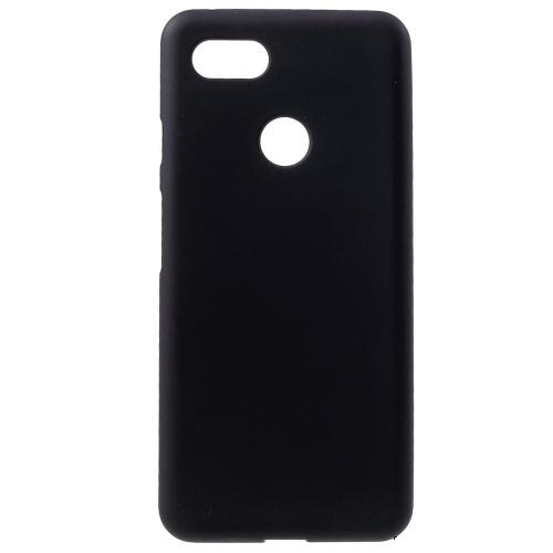 GOOGLE Pixel 3 Telefonvédő gumi / szilikon (matt, fényes keret) FEKETE	