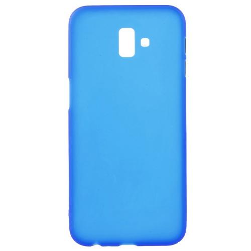 SAMSUNG Galaxy J6 Plus (J610F) Telefonvédő gumi / szilikon (matt, fényes keret) KÉK	