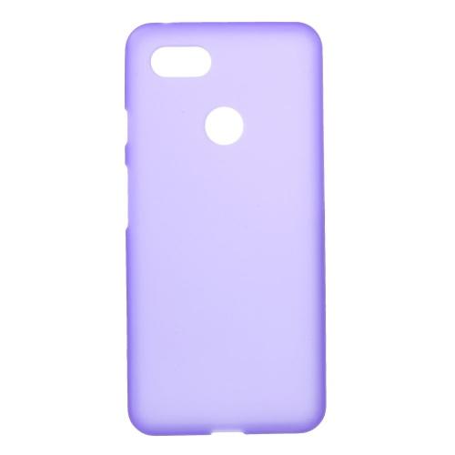 GOOGLE Pixel 3 XL Telefonvédő gumi / szilikon (matt, fényes keret) LILA	