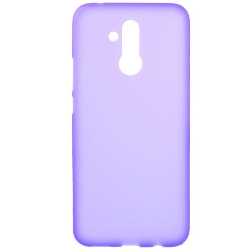 HUAWEI Mate 20 Lite Telefonvédő gumi / szilikon (matt, fényes keret) LILA	