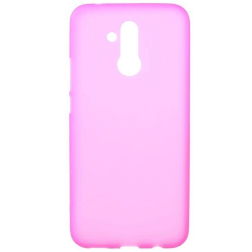 HUAWEI Mate 20 Lite Telefonvédő gumi / szilikon (matt, fényes keret) RÓZSASZÍN	