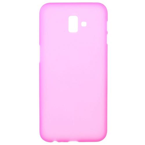 SAMSUNG Galaxy J6 Plus (J610F) Telefonvédő gumi / szilikon (matt, fényes keret) RÓZSASZÍN	