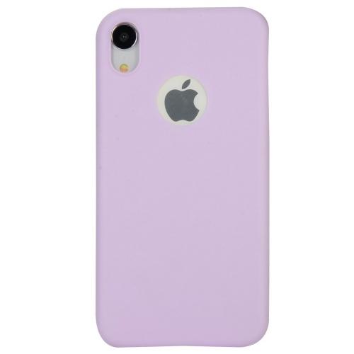 APPLE IPhone XR 6.1 Telefonvédő gumi / szilikon (matt, logo kivágás) LILA	