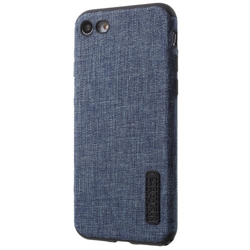 APPLE IPhone 8 4.7 Telefonvédő gumi / szilikon (textil bevonat) VILÁGOSKÉK	