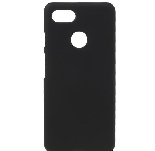 GOOGLE Pixel 3 Műanyag telefonvédő (gumírozott) FEKETE	