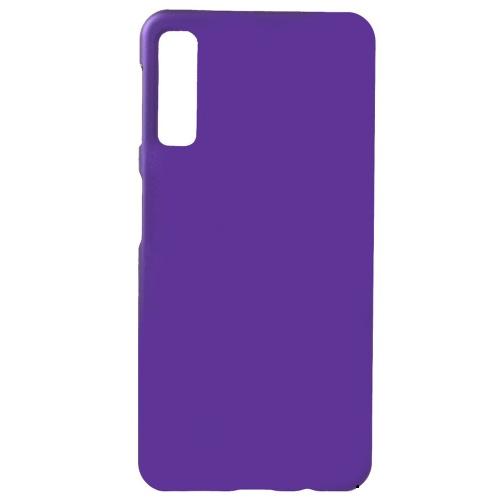 SAMSUNG Galaxy A7 (2018) SM-A750F Műanyag telefonvédő (gumírozott) LILA	