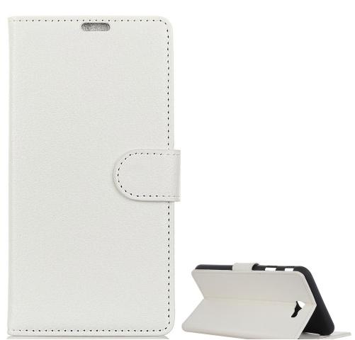 SAMSUNG Galaxy J4 Plus (J415F) Tok álló, bőr (FLIP, oldalra nyíló, asztali tartó funkció) FEHÉR	