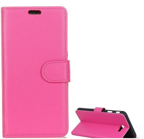 SAMSUNG Galaxy J4 Plus (J415F) Tok álló, bőr (FLIP, oldalra nyíló, asztali tartó funkció) RÓZSASZÍN	