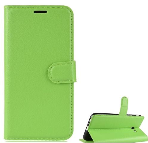 SAMSUNG Galaxy J4 Plus (J415F) Tok álló, bőr (FLIP, oldalra nyíló, asztali tartó funkció) ZÖLD	