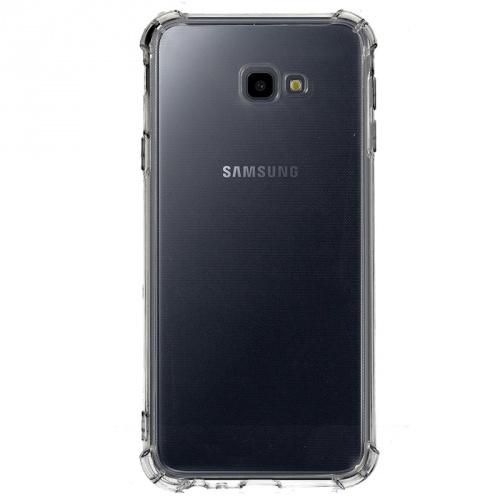 SAMSUNG Galaxy J4 Plus (J415F) Telefonvédő gumi / szilikon (légpárnás keret) ÁTLÁTSZÓ	