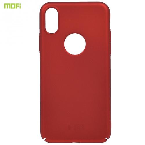 APPLE IPhone X 5.8 /APPLE IPhone XS 5.8 MOFI műanyag telefonvédő (ultravékony, logo kivágás) PIROS	