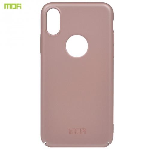 APPLE IPhone X 5.8 /APPLE IPhone XS 5.8 MOFI műanyag telefonvédő (ultravékony, logo kivágás) ROZÉARANY	