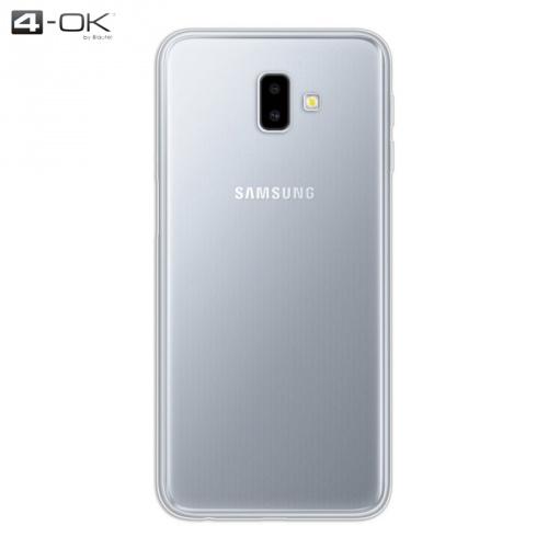 SAMSUNG Galaxy J6 Plus (J610F) 4-OK telefonvédő gumi / szilikon (ultravékony) ÁTLÁTSZÓ	