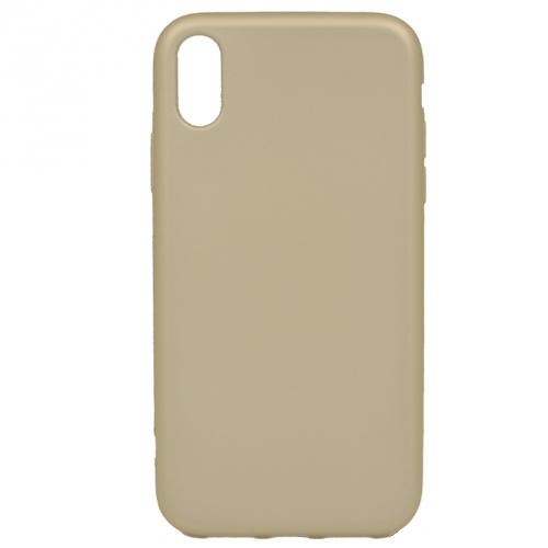 APPLE IPhone XR 6.1 Telefonvédő gumi / szilikon (matt) ARANY	