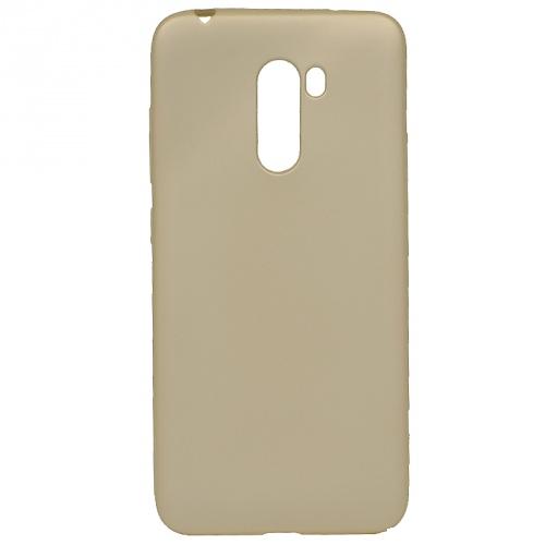 XIAOMI Pocophone F1 Telefonvédő gumi / szilikon (matt) ARANY	