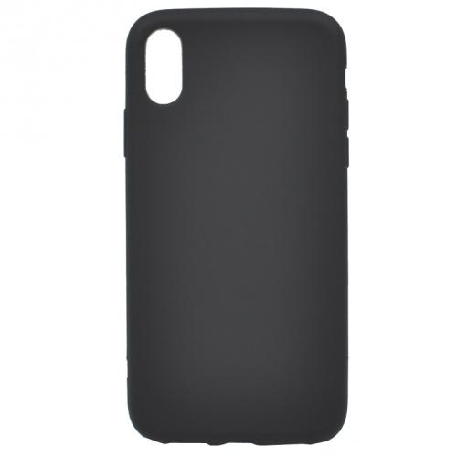  APPLE IPhone XS Max 6.5 Telefonvédő gumi / szilikon (matt) FEKETE	
