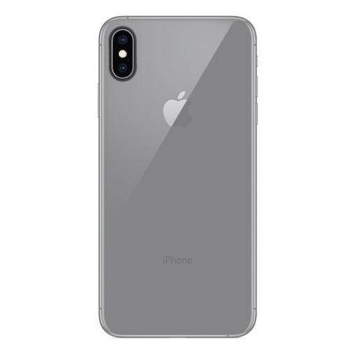 APPLE IPhone XS Max 6.5 Telefonvédő gumi / szilikon (matt, fényes keret) ÁTLÁTSZÓ	