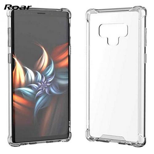 SAMSUNG Galaxy Note 9 (SM-N960F) ROAR ARMOR műanyag telefonvédő (szilikon keret, közepesen ütésálló, légpárnás sarok) ÁTLÁTSZÓ	