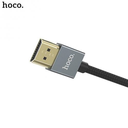 HOCO UA12 TV/HDMI kábel (19pin, HDMI-A / HDMI-A, v2.0, 150cm) FEKETE	