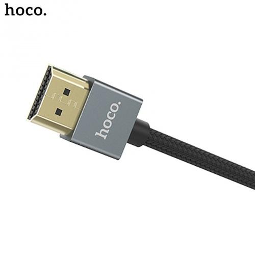 HOCO UA12 TV/HDMI kábel (19pin, HDMI-A / HDMI-A, v2.0, 300cm) FEKETE	