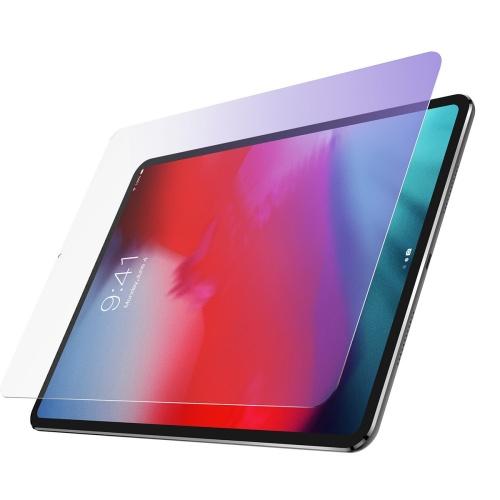 APPLE IPAD Pro 12.9 (2018) Képernyővédő üveg (0.3mm, íves, karcálló, 9H, kék fény elleni védelem)	