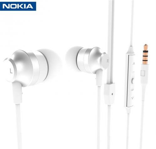 Fülhallgató SZTEREO (3.5mm jack, mikrofon, felvevő gomb, hangerő szabályzó) FEHÉR	