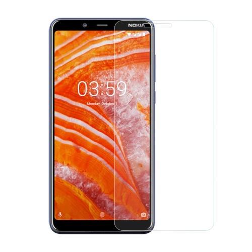 NOKIA 3.1 Plus Képernyővédő üveg (2.5D lekerekített szél, karcálló, 9H, NEM ÍVES) ÁTLÁTSZÓ	